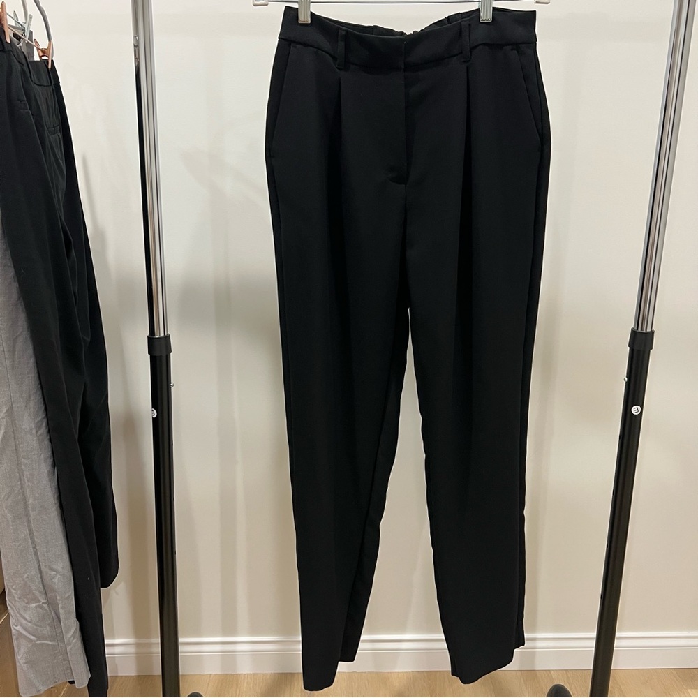 Old Navy Black High-Waist Dress Pants - Slim Tailored Fit
